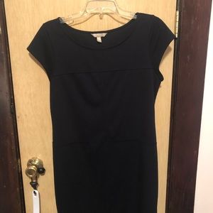 Banana Republic Navy sheath dress cap sleeve M